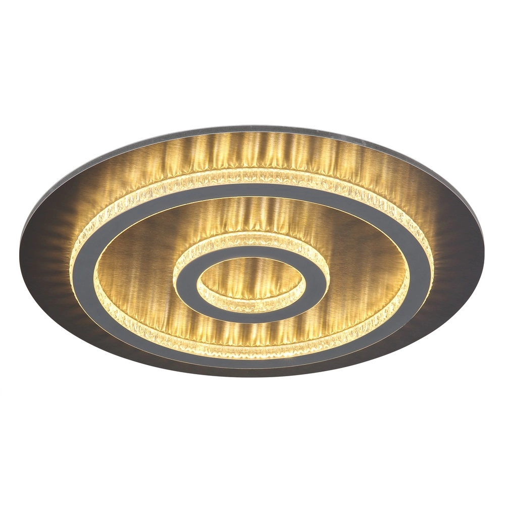 Lampe de plafond Jayden noir Ø 45cm Globo 9007371528837