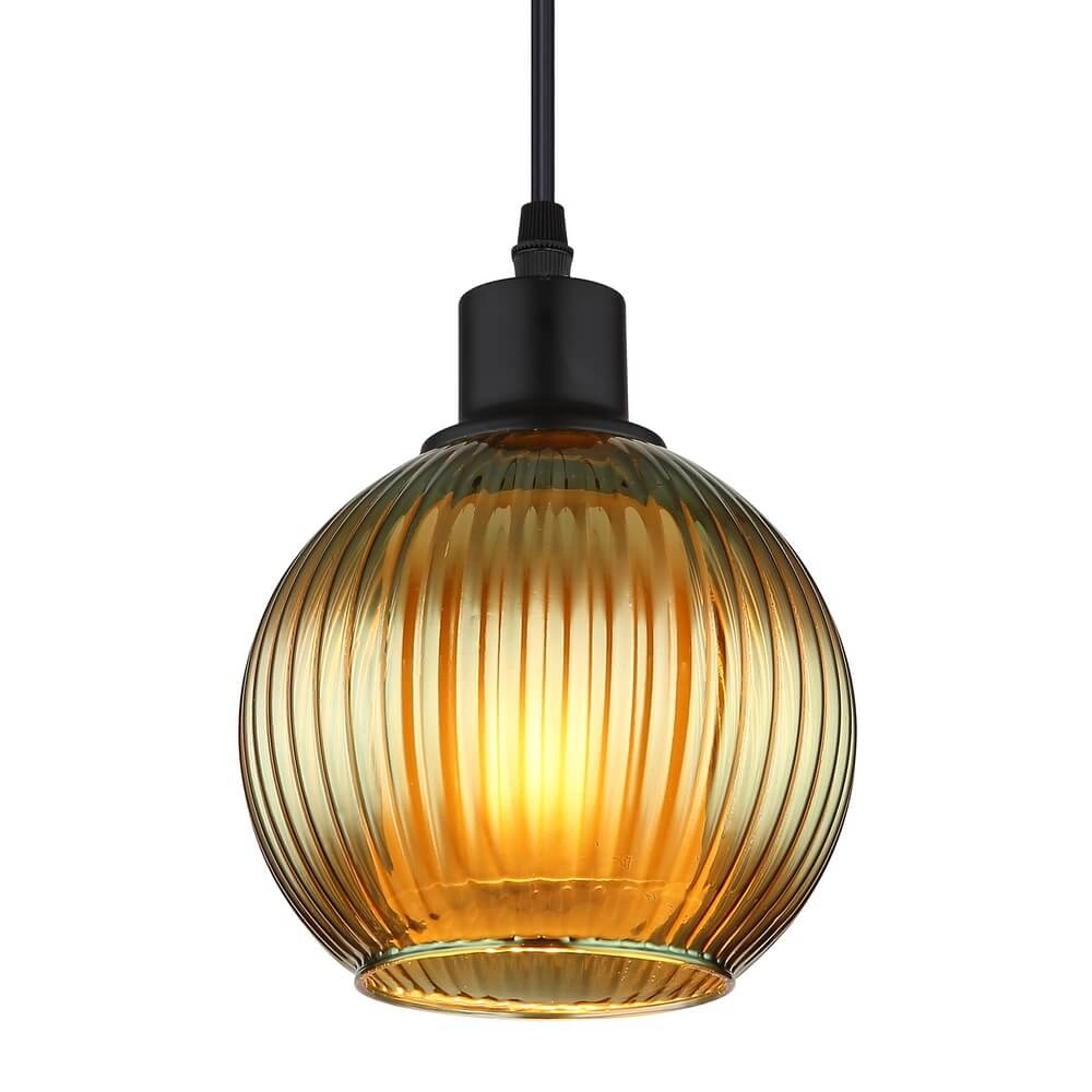 Suspension Zumba verre vert Ø 15cm Globo 9007371458813