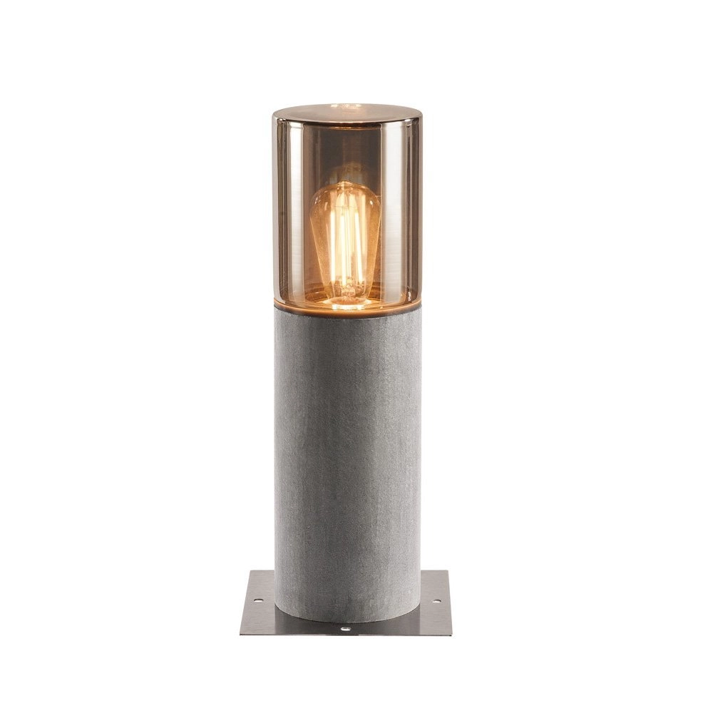 Lampe de terrasse Lisenne Stone 40cm gris pierre