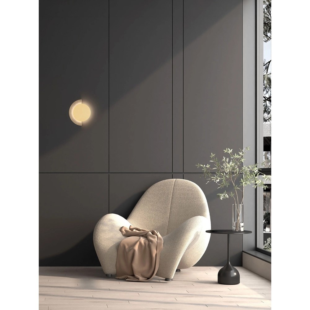 Lampe murale de conception Molli travertin Ø 21cm