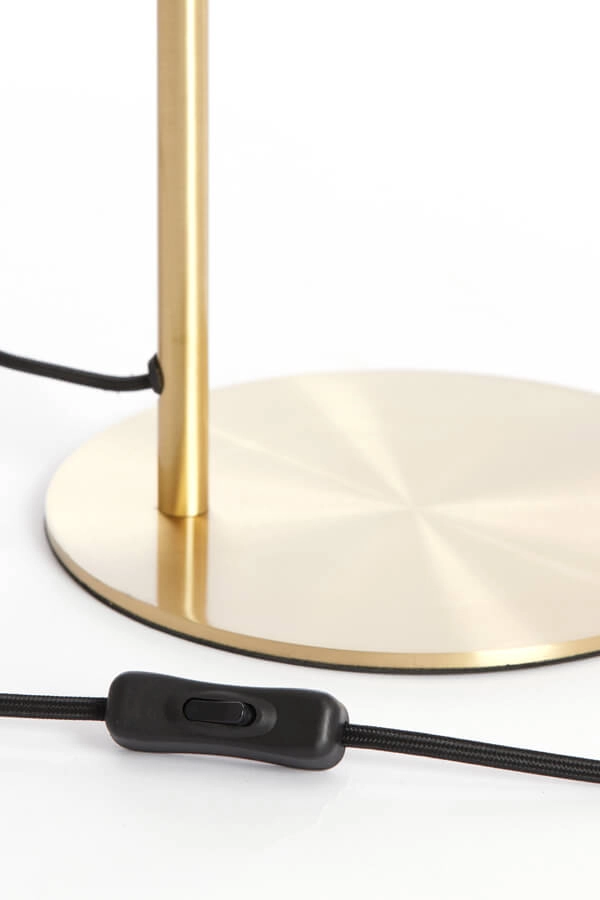 Lampe de table dorée Moroc Ø 20cm Light & Living 8717807686420