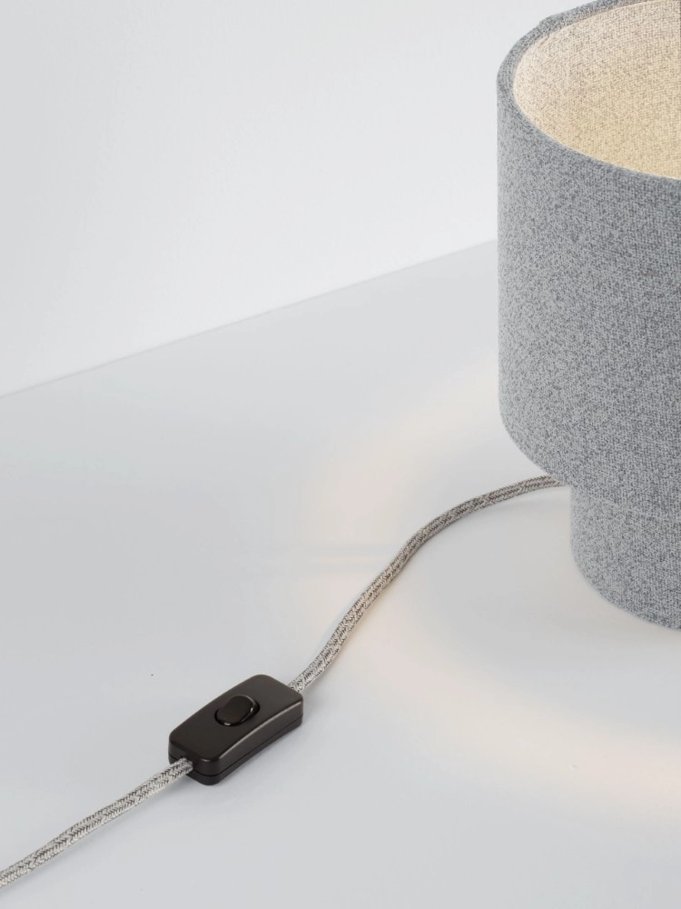 Lampe de table Syrin gris Lyora 5212017493620
