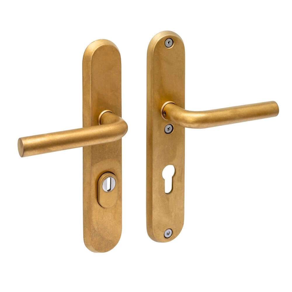 Quincaillerie de porte dérobée Luzern PC 72mm laiton culbuté