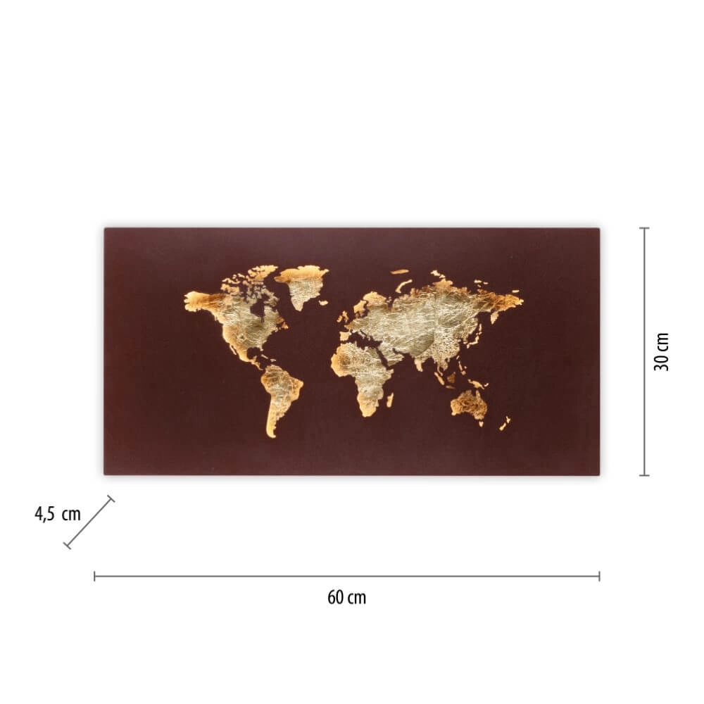 Applique Map brun rouille Paul Neuhaus 4012248376034