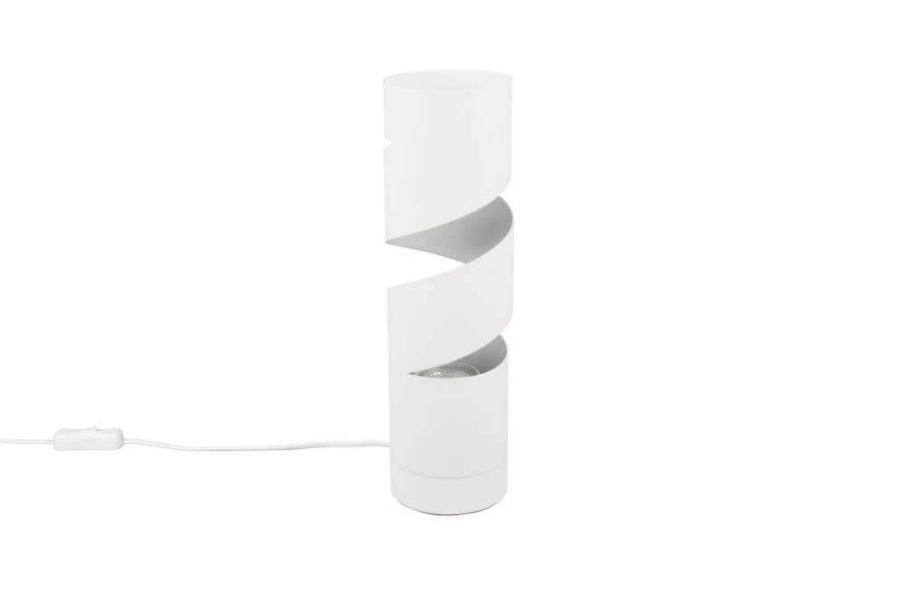 Lampe de table tube Stream Ø 12 cm - blanc Trio 4017807614046