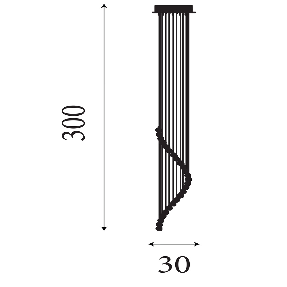 Suspension Hallway chrome Searchlight 5013874352231
