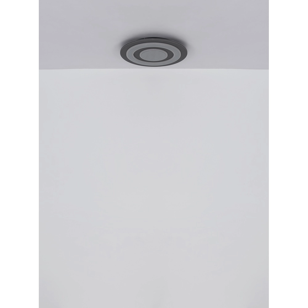 Conception de plafonds Jayden Anthracite de Ø48 cm Globo 9007371456048