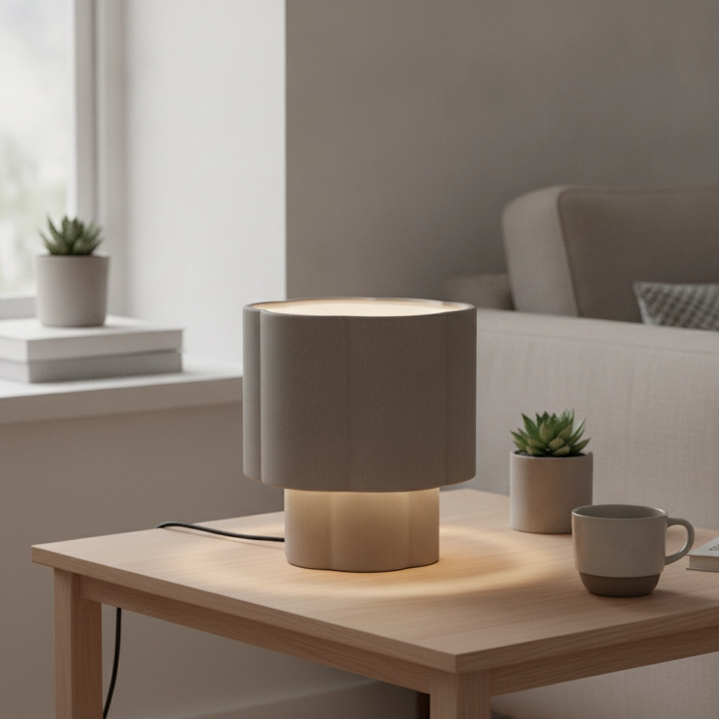 Lampe de table Bloosy gris
