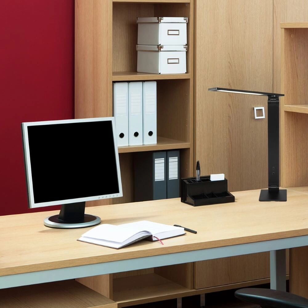 Lampe de bureau Serenade LED noir Steinhauer 8712746132632
