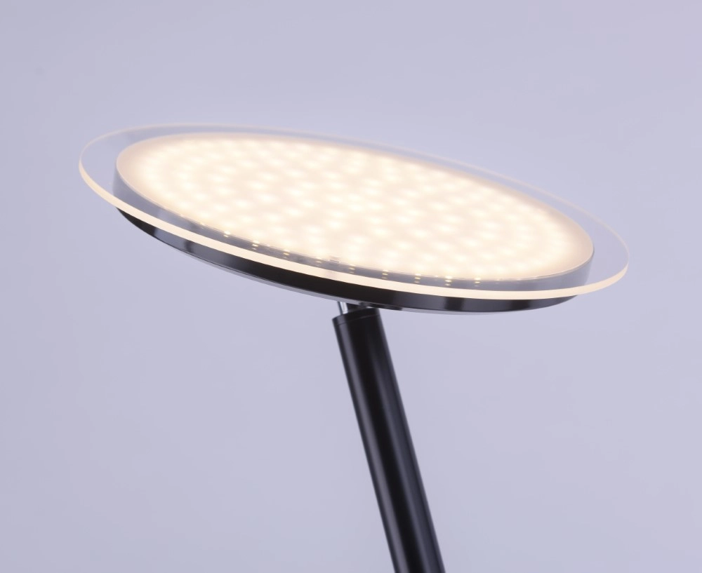 Lampe de lecture design Hans Round noir Just Light 4043689949945