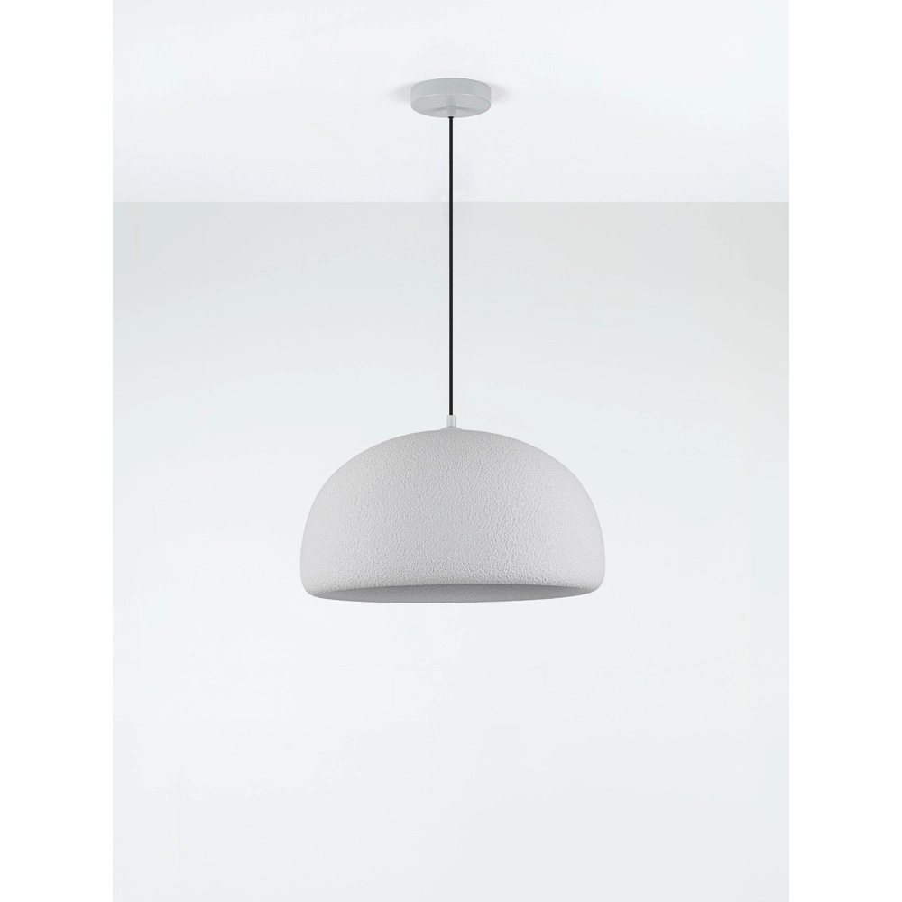Lampe pendante moderne Davo gris Ø 43cm Lyora 5212017495662