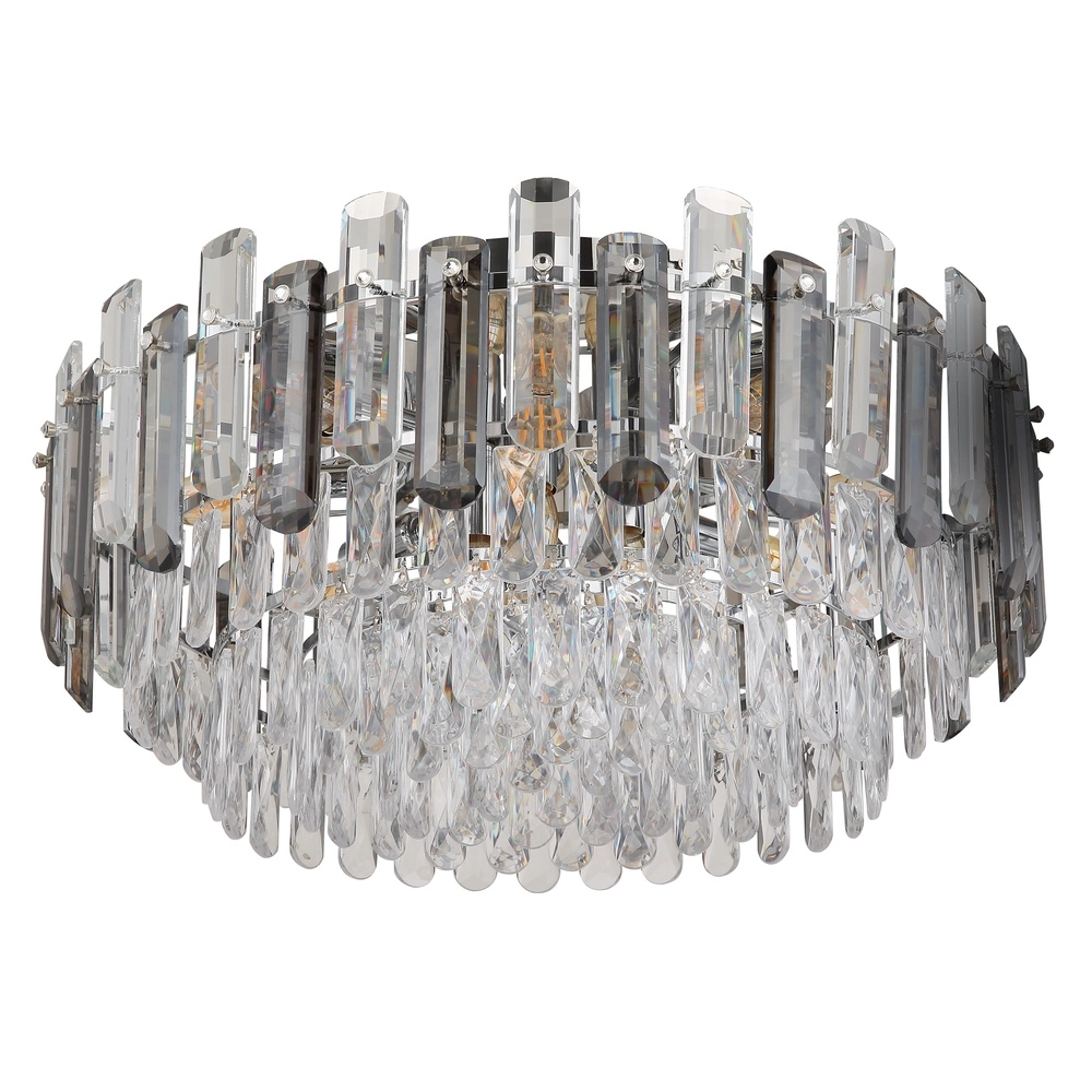 Lampe de plafond Orgina chrome avec cristal Ø 55cm Globo 9007371478156