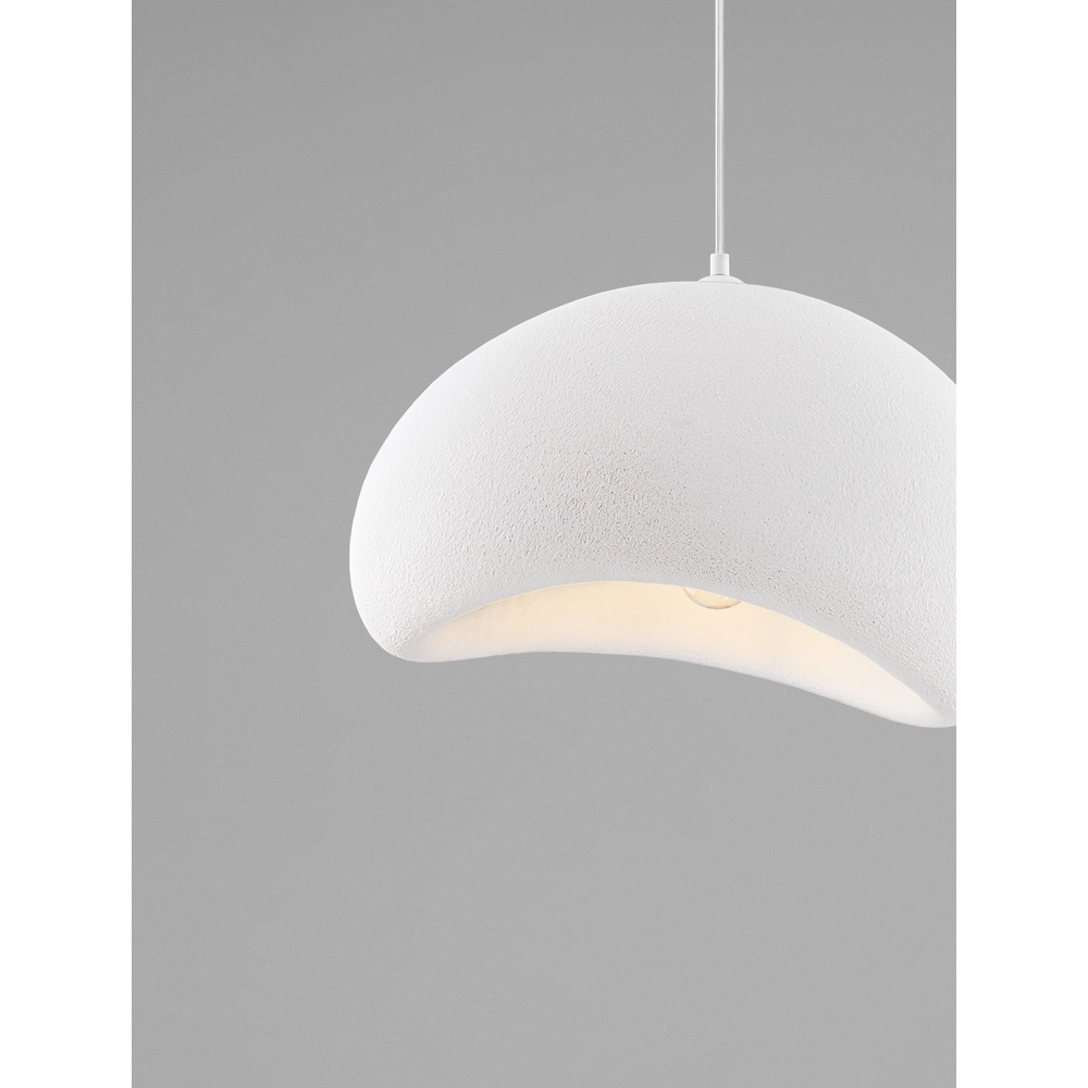 Suspension naturelle Aere blanc 50cm Lyora 5212017460783