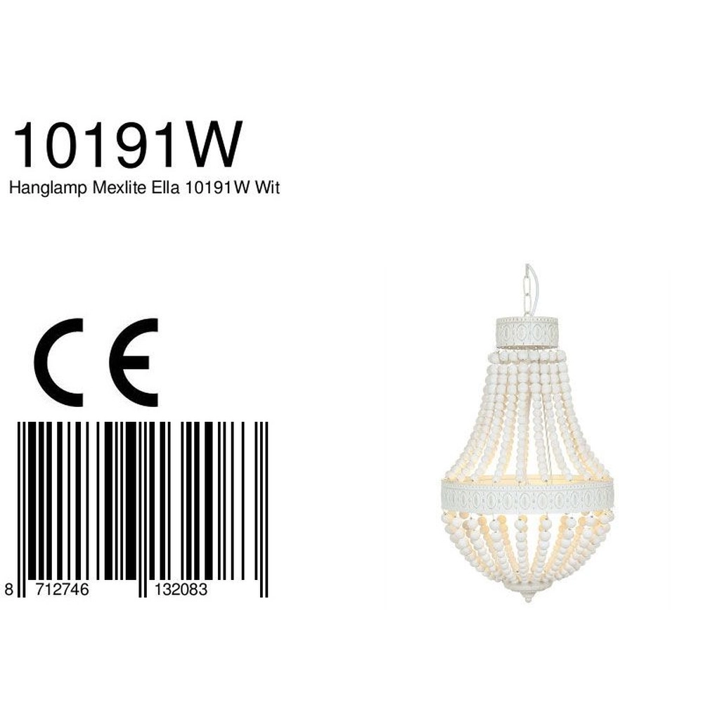 Lustre blanc Ella Ø 40cm Steinhauer 8712746132083