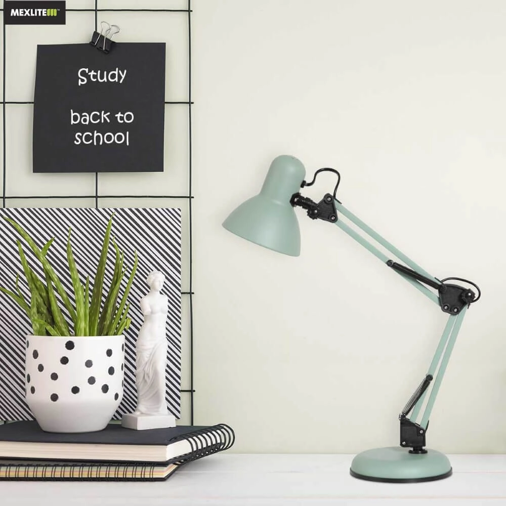 Lampe de bureau rétro Study vert pastel Steinhauer 8712746167085