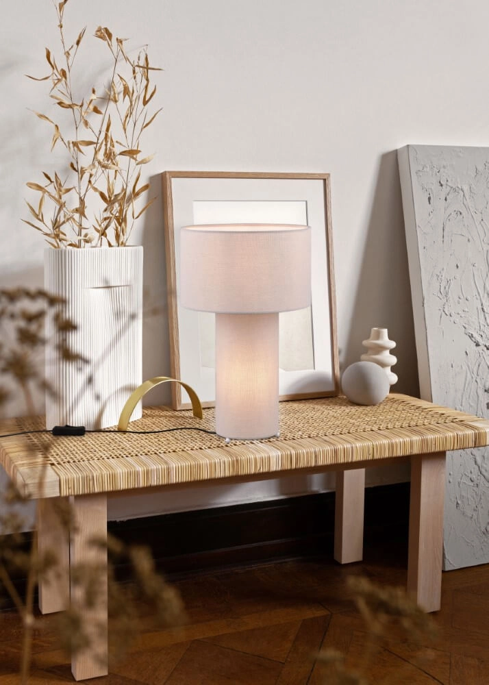 Lampe de table design Bale gris Trio 4017807568776