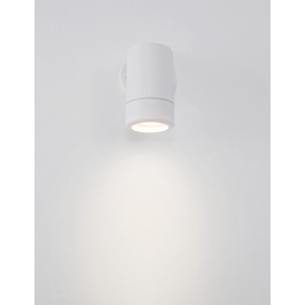 Projecteur rond Limbio Duvet Blanc