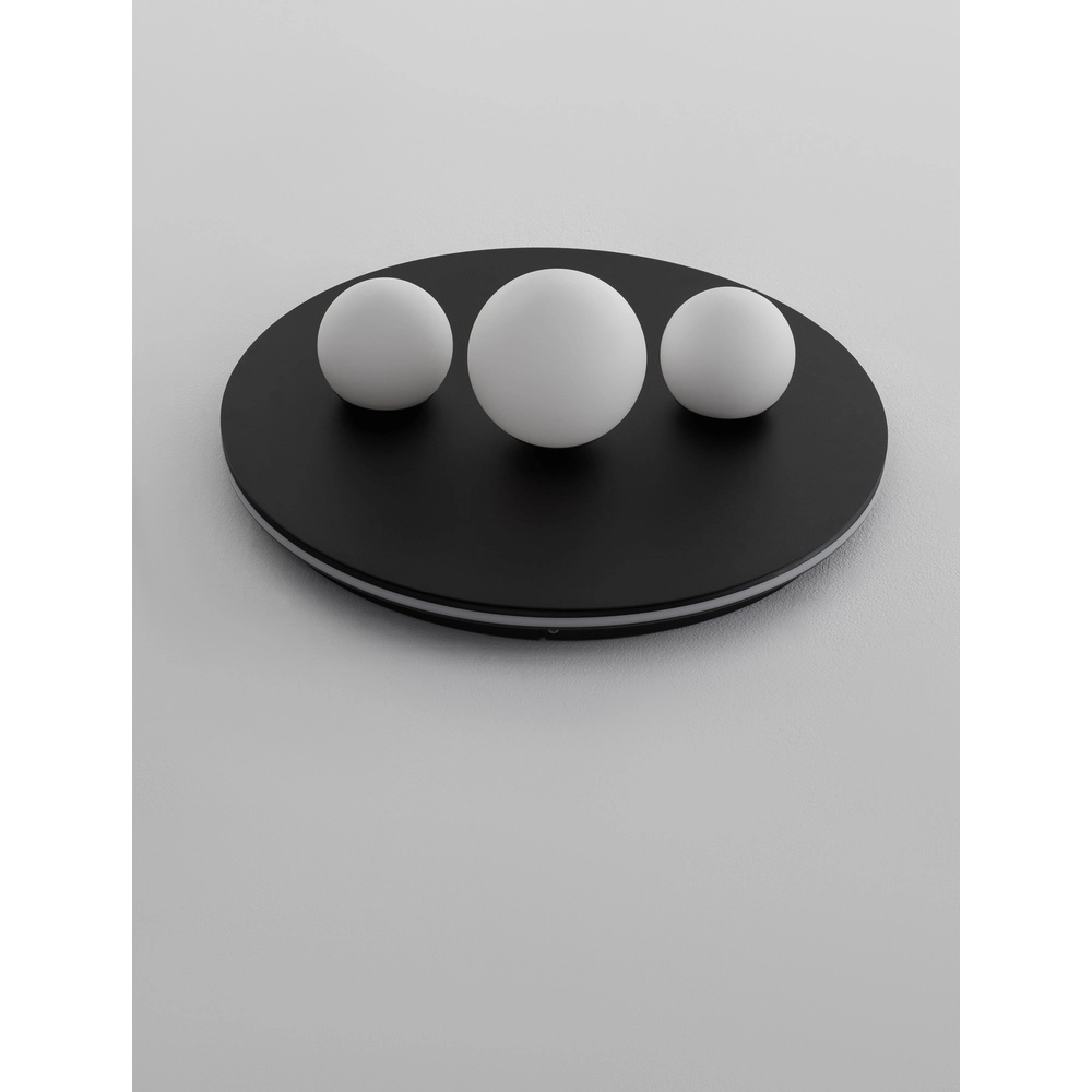 Plafonnier design Velna noir Ø 49,5cm Lyora 5212017440235