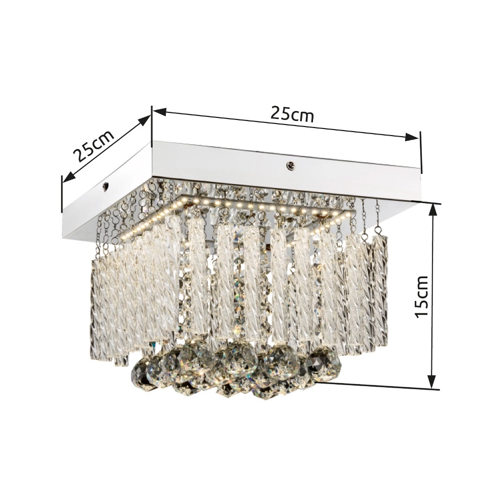 Lampe de plafond Mathilda Chrome Globo 9007371337347