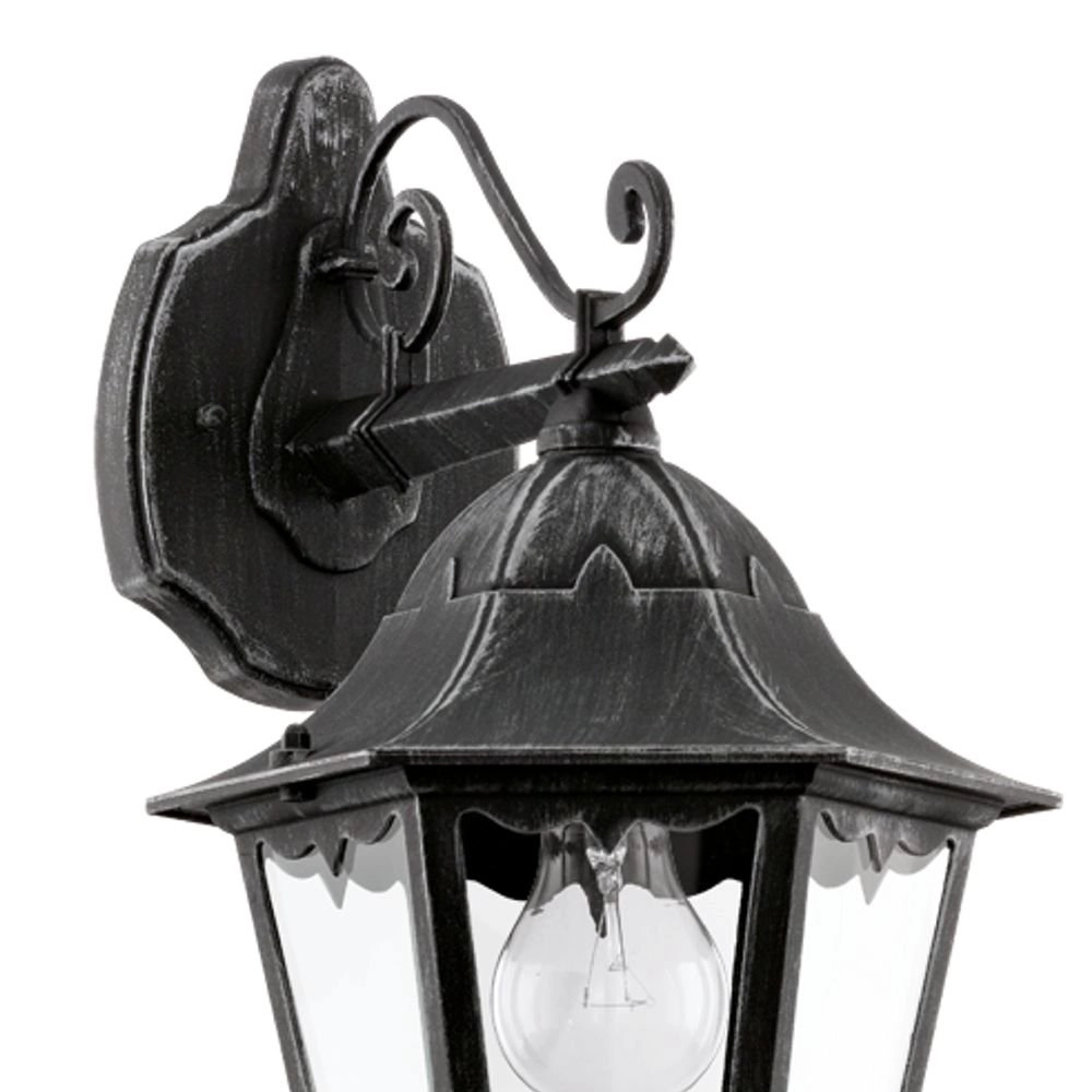 Lampe d'extérieur Navedo suspendu noir argent Eglo 9002759934569