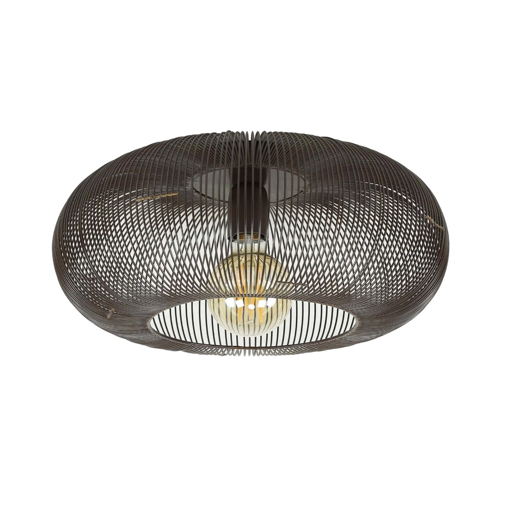 Lampe de plafond en fil de fer Copper Ø 43cm - nickel noir Lyora 8716803513235