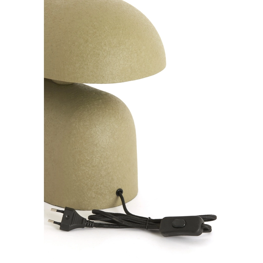 Lampe de table Todd ovale - vert olive mat Light & Living 8717807818890