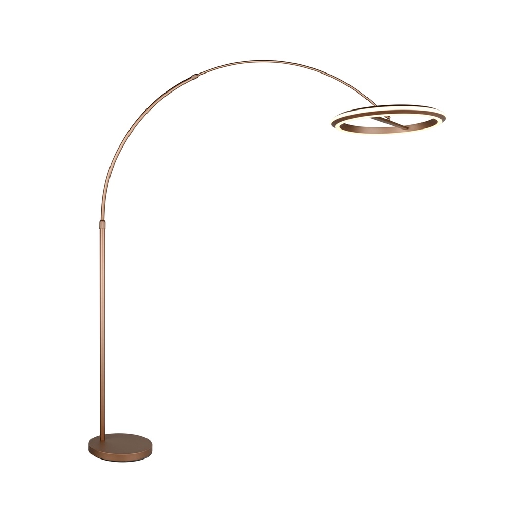 Lampe de pied Amador marron moka Trio 4017807688177