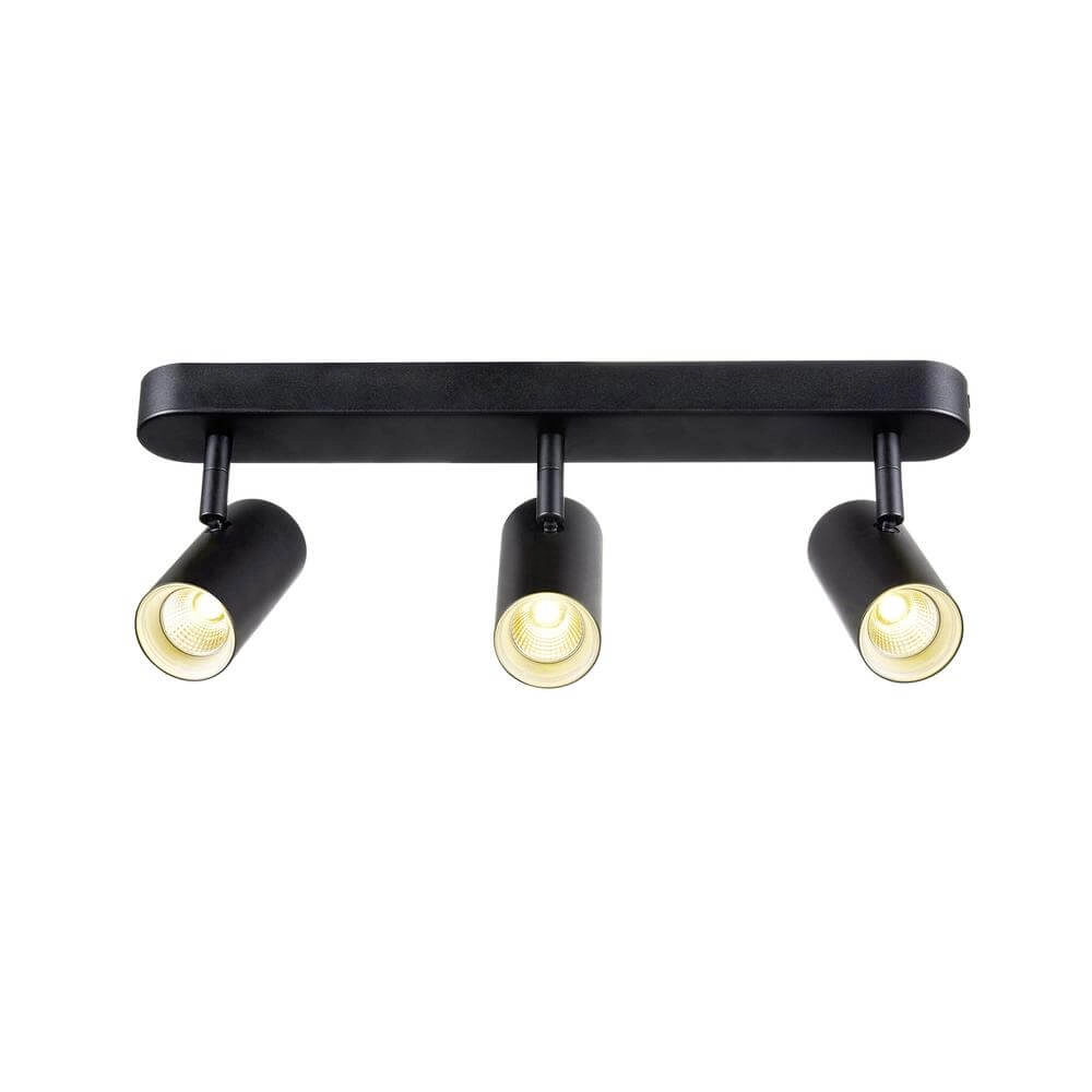 Spot monté en surface Noblo Noir 3 lumières réglables