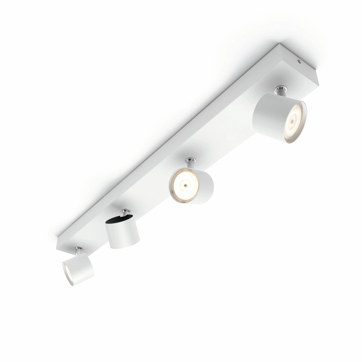 spot Star 4 lumières blanc Philips 8718696154656