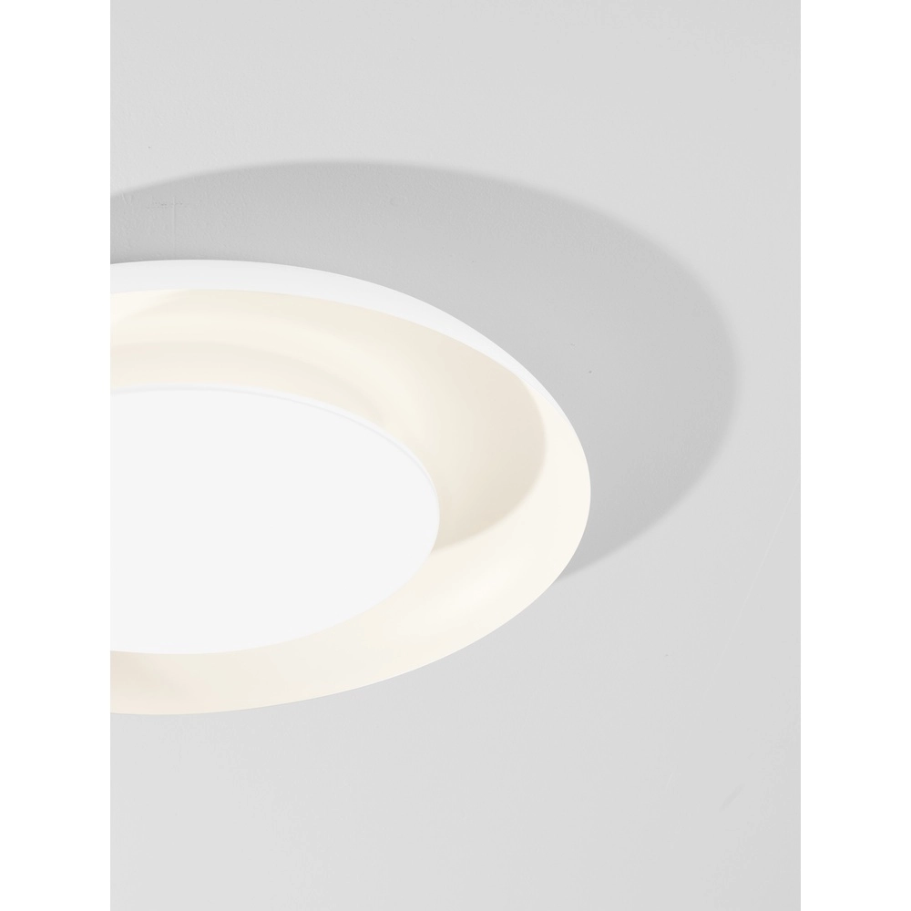 Plafonnier design Epos Ø 60cm blanc Lyora 5212017463180