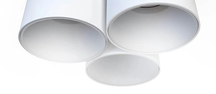 Spot de plafond blanc Eye Tone 3 lumières Lyora 5903139809399