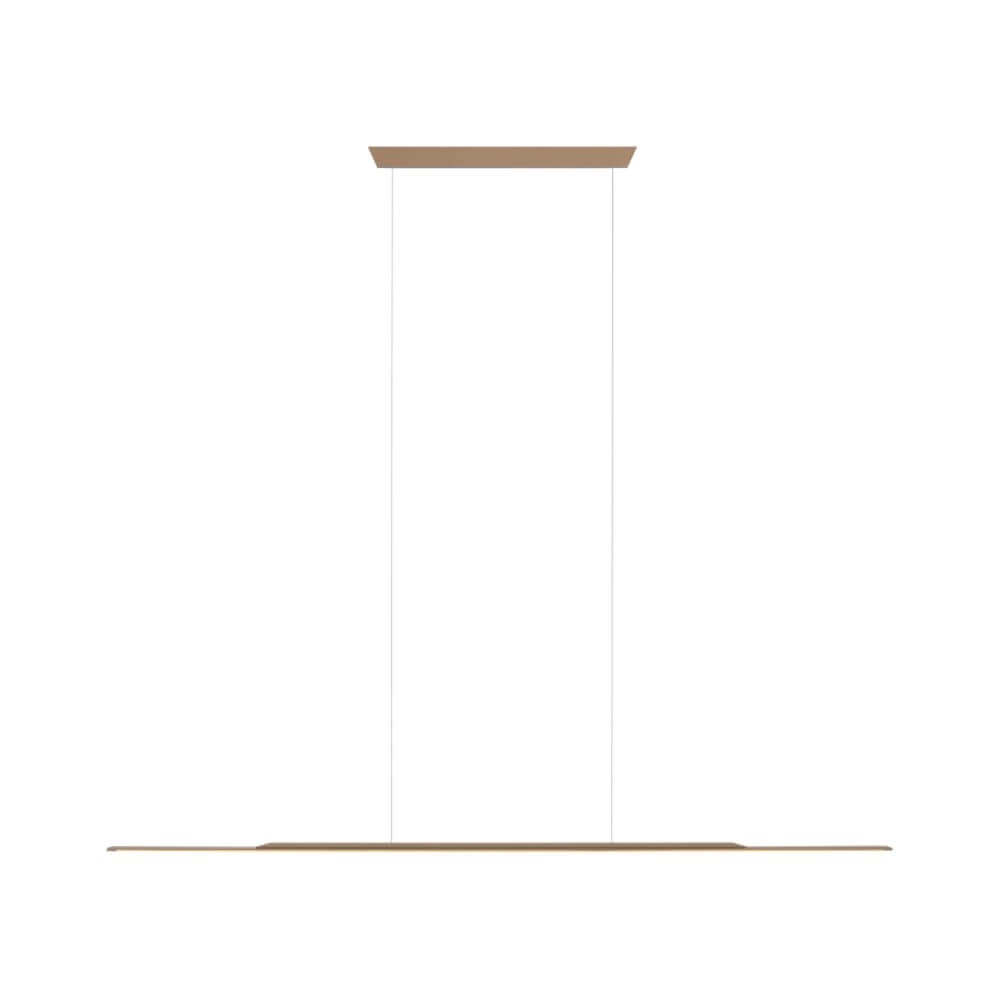Lampe suspendue design Pure Surface bronze 125cm