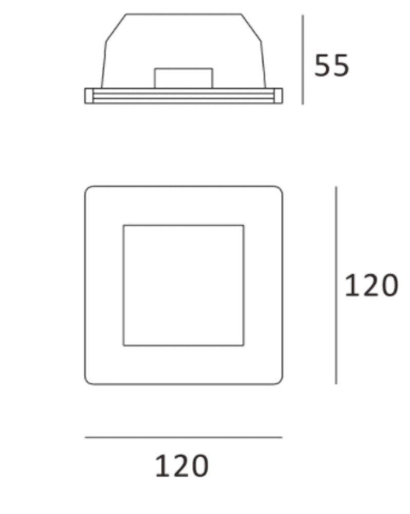 Spot encastrable en plâtre Cygan Artdelight 8719831730483
