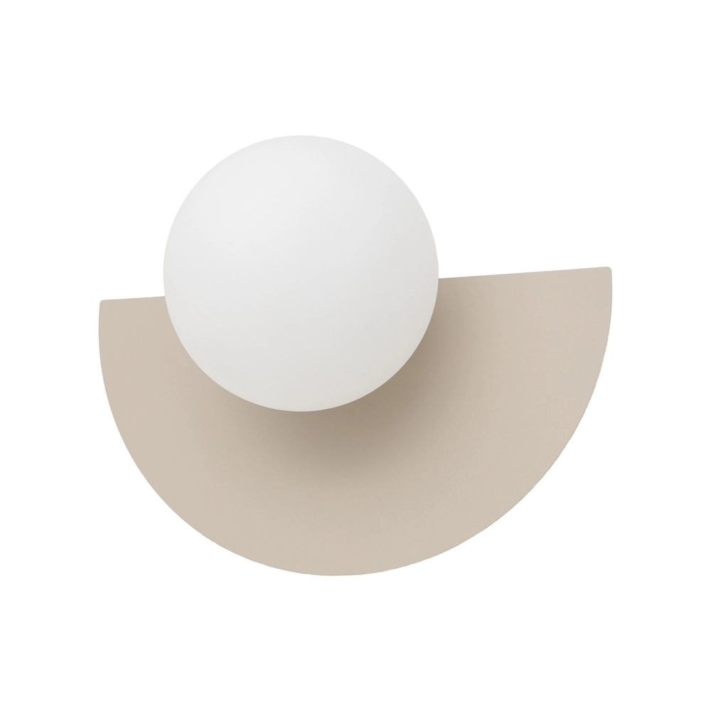 Demi-lampe murale Saturn brun sable Lyora 5903139126038