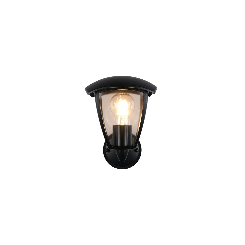 Applique murale noire Venta moderne vers le haut Trio 4017807648126