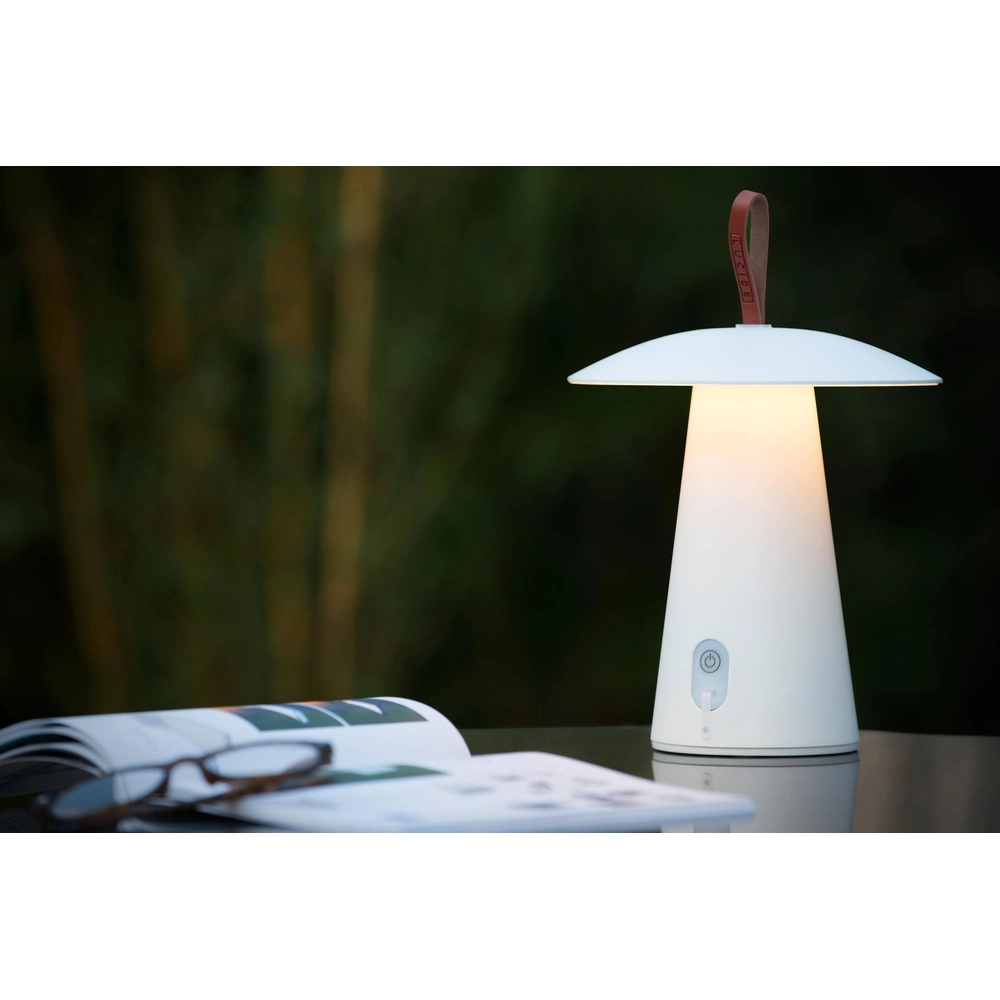 Lampe de table blanche La Donna Rechargeable Lucide 5411212271778