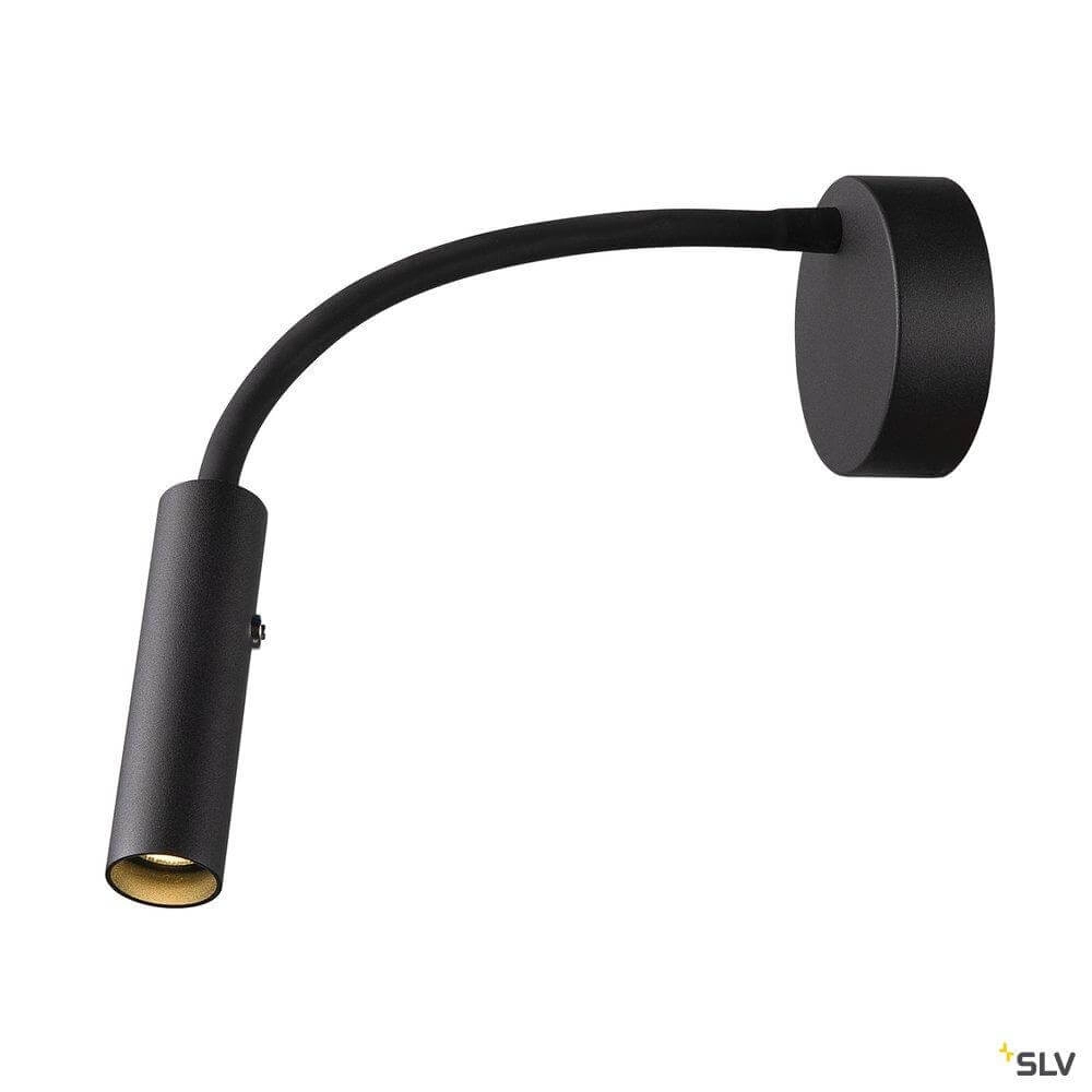 Lampe de chevet flexible Karpo Goose noir SLV 4024163262354