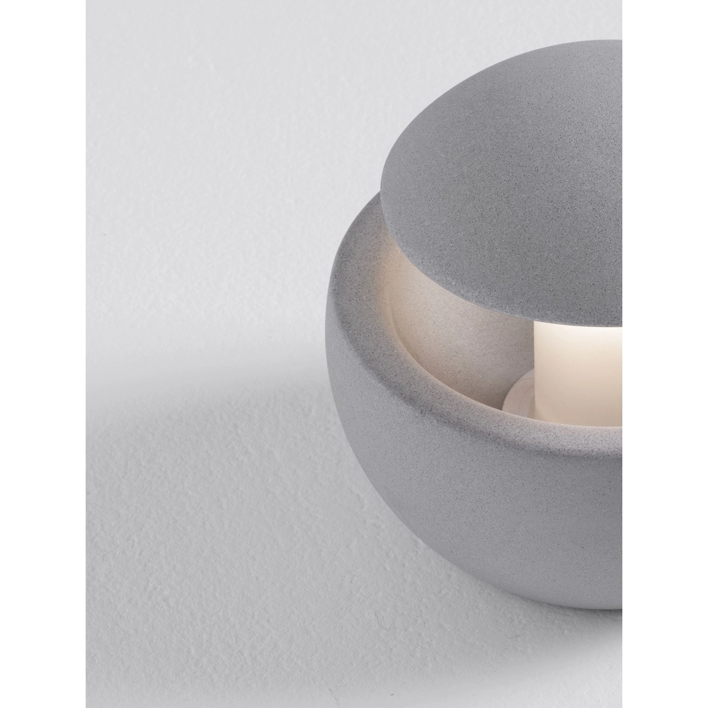 Lampe de jardin design Minor gris béton Lyora 5212017454454
