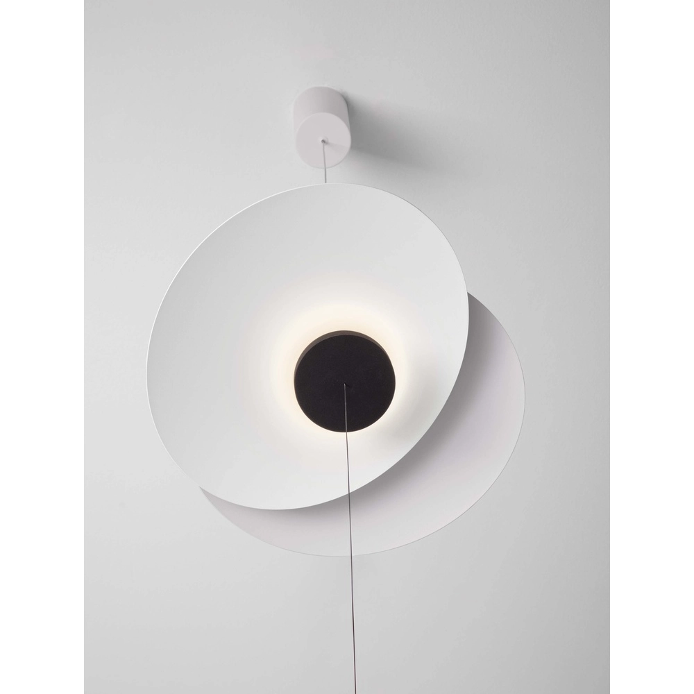Suspension Olea design blanc Ø 35cm Lyora 5212017456946