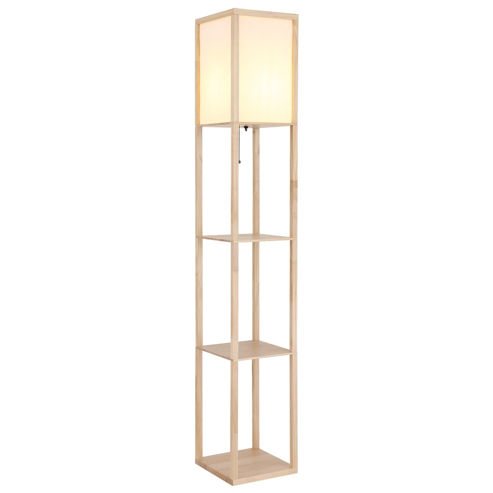 Lampe de pied Tabitha bois