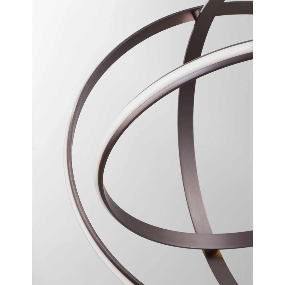 Suspension Pertone S Ø 70cm noir avec lueur violette Lyora 5212017419705