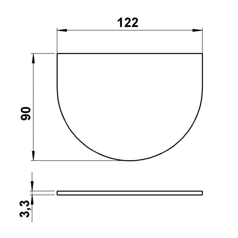 Applique LED Bolly petit-large Albert 4007235624014