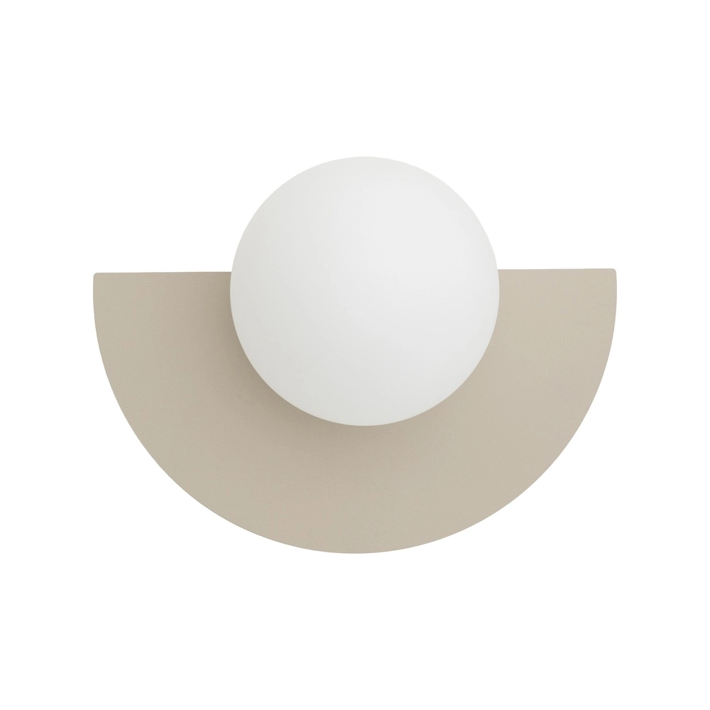 Demi-lampe murale Saturn brun sable