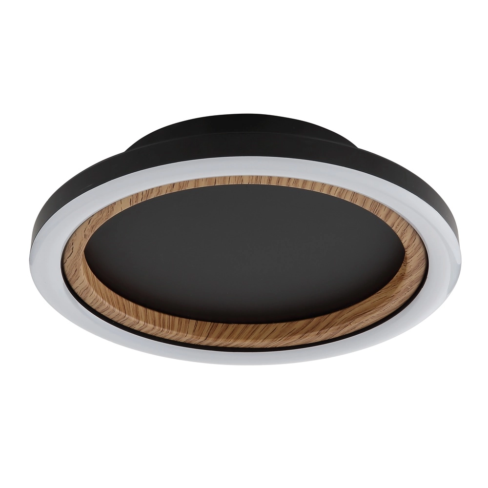 Lampe de plafond Dakari I Anneau unique noir Globo 9007371531783