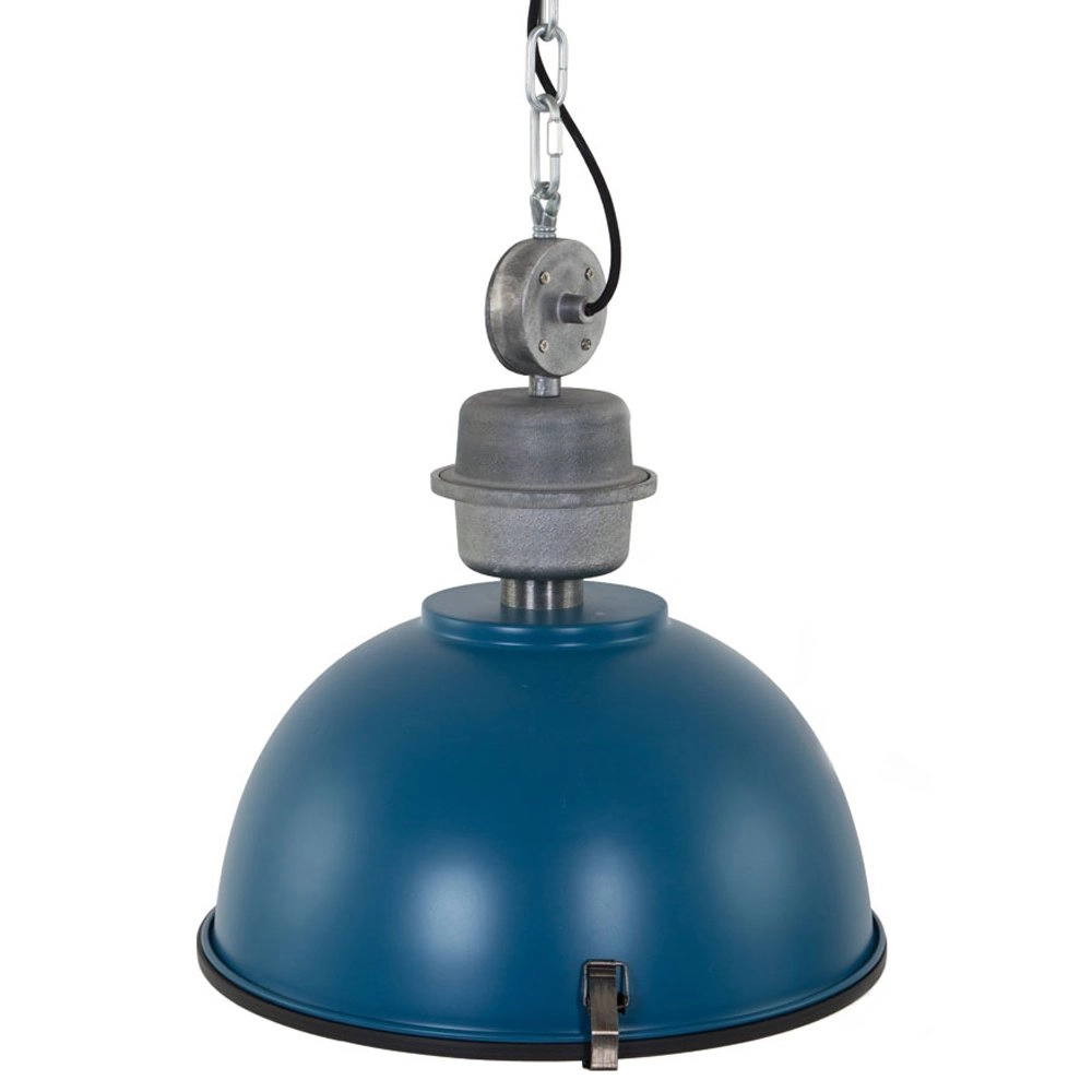 Lampe à suspension Bikkel bleu avec gris métallisé Steinhauer 8712746105162