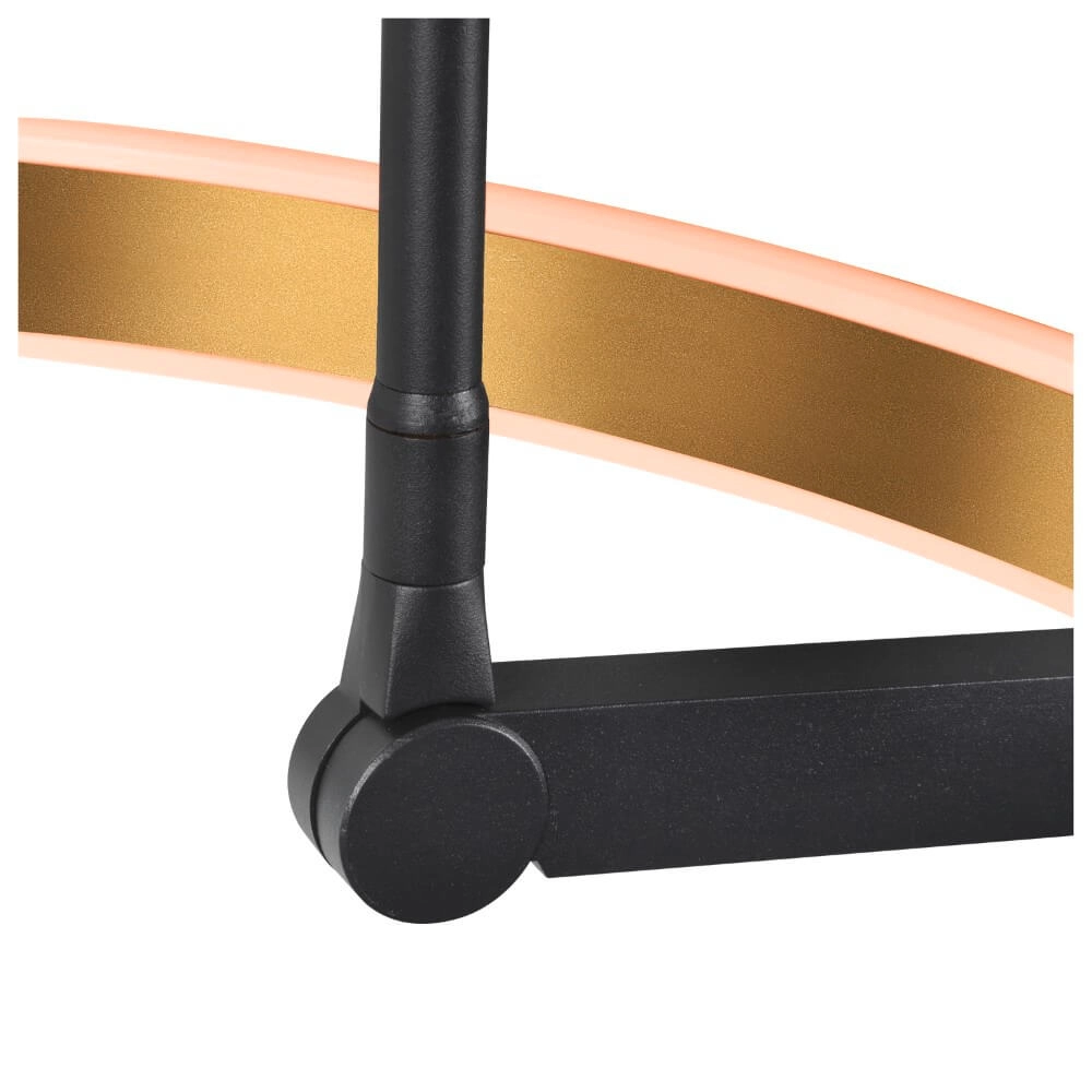 Lampe à arc LED One Noir avec or - 232cm SLV 4024163265560