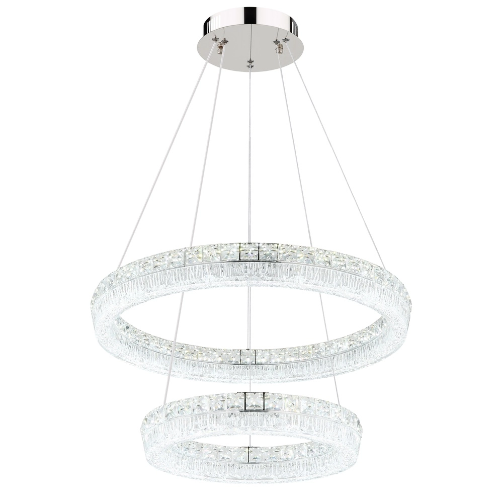 Lampe suspendue Laurel chrome Ø 60cm Globo 9007371575770