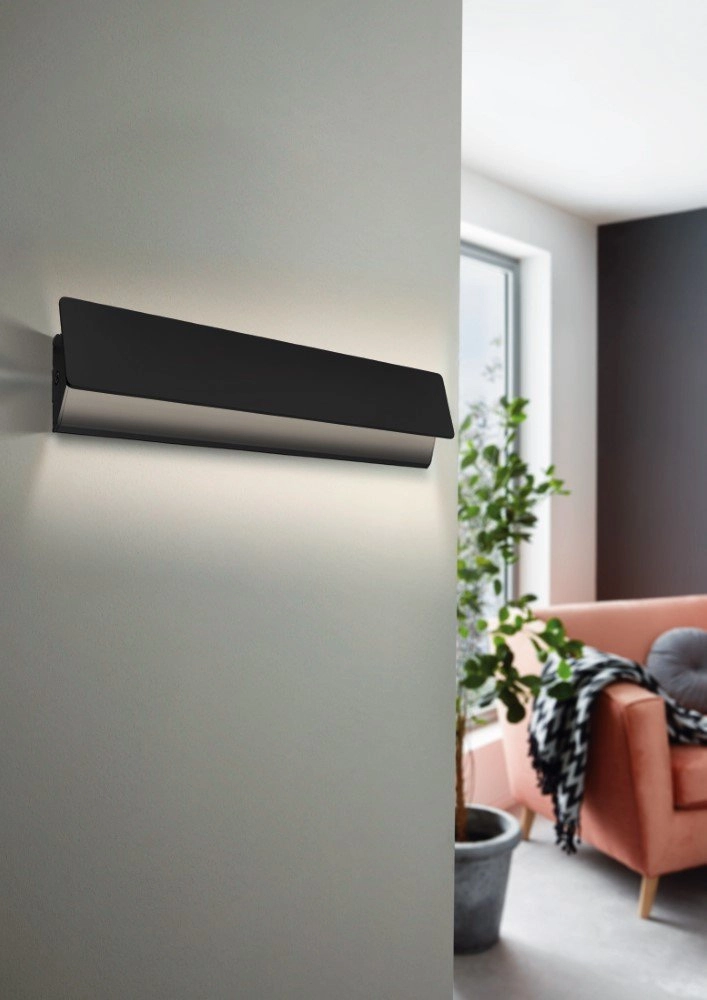 Applique murale Zubialde 36 cm noir Eglo 9002759990879