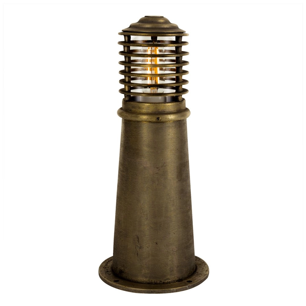 Lampadaire Jardin Harbour 2 industrie bronze marron