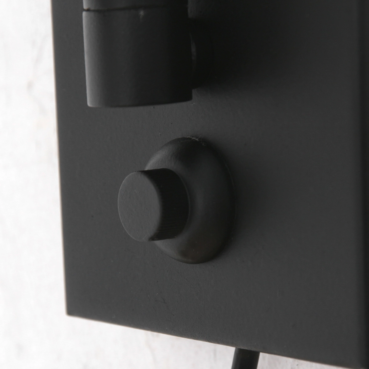 Lampe de table murale orientable Prestige Chic 50cm lin blanc avec noir Steinhauer 8712746146578